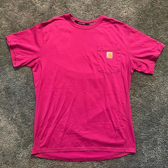 Magenta Carhartt Force M Women’s TShirt - Picture 1 of 8